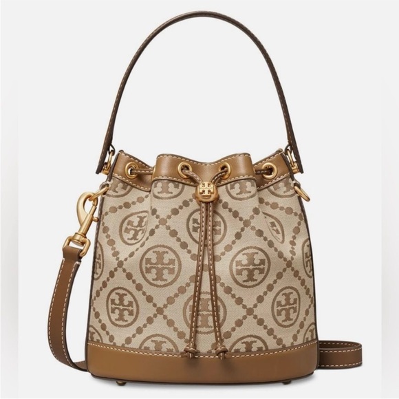 Tory Burch T monogram bucket bag - Picture 4 of 12